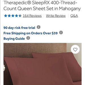 Never been used Queen Size sheets, like a brown/rust color!